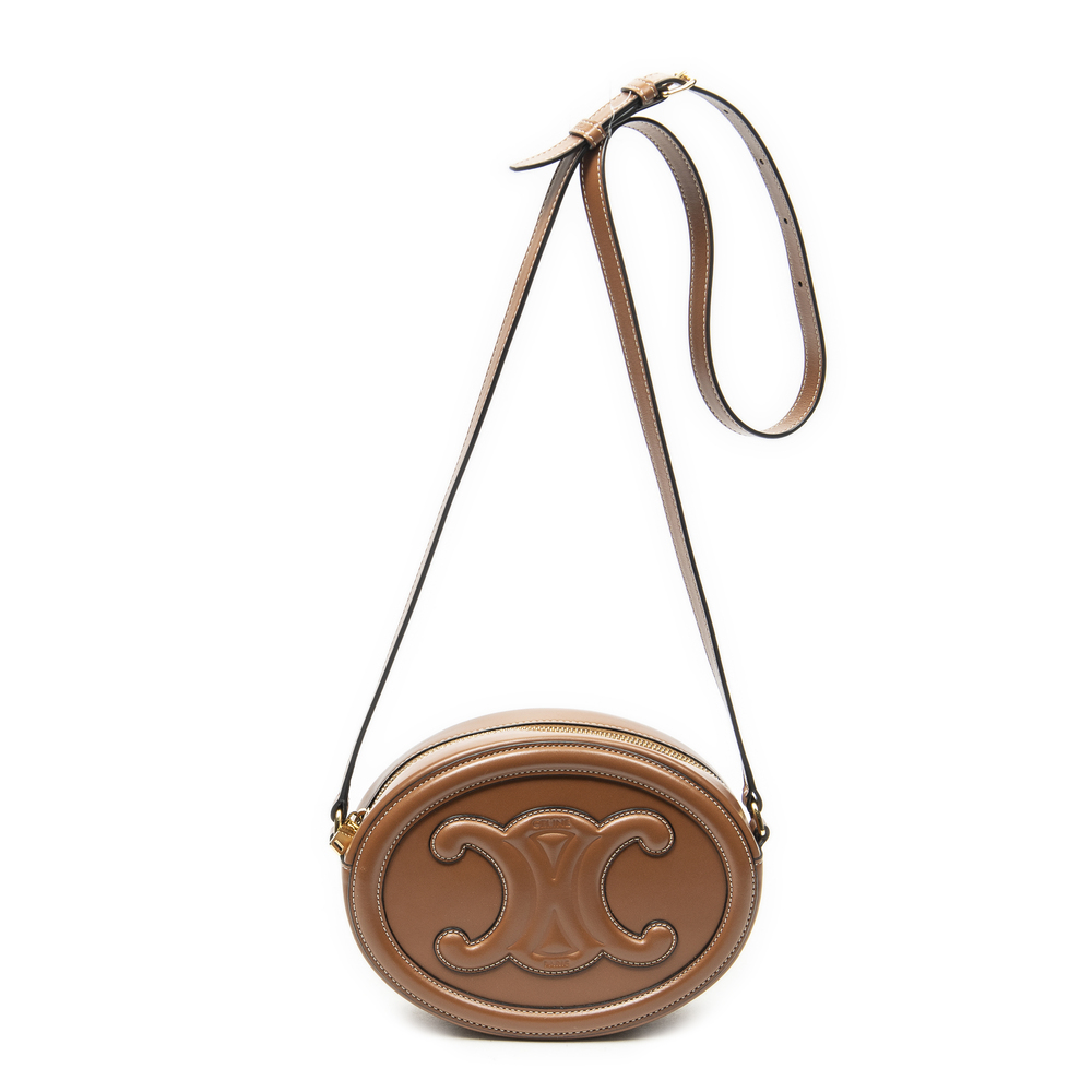 Celine Small Cuir Triomphe Oval Crossbody